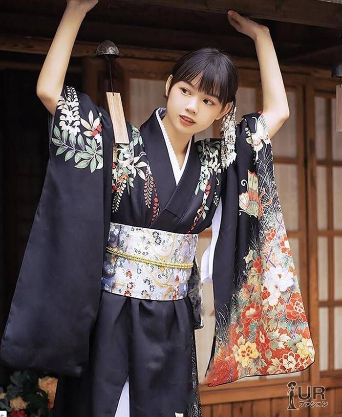 浴衣 高校生 レディース ゆかた 女性 ワンピース セット 花柄 大人 タイプ 花火大会 作り帯 帯飾り 髪飾り大きいサイズ 着物 yukata 03