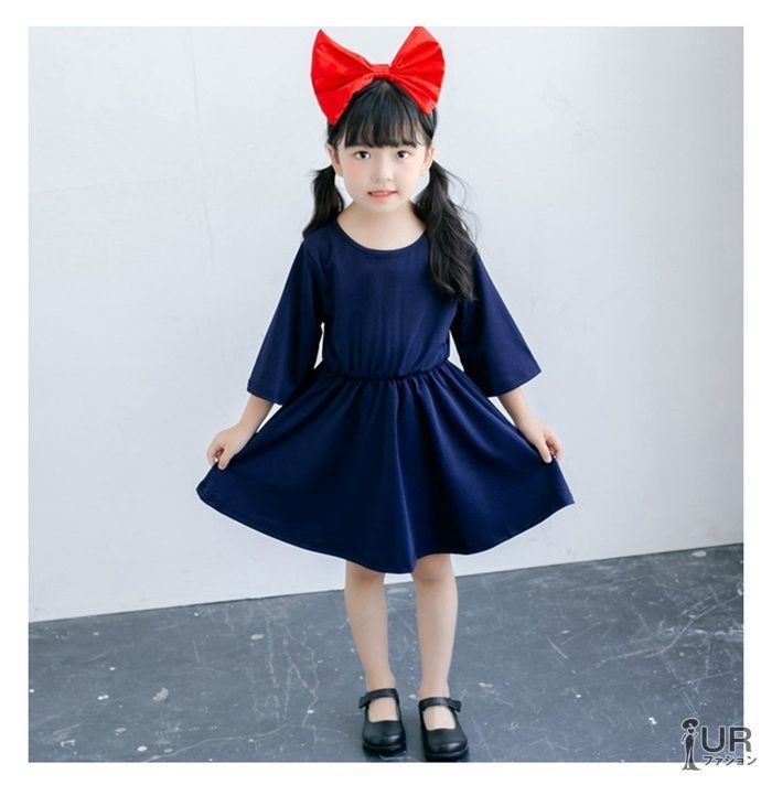 衣装 子供 魔女 ワンピース キッズ 3点セット カチューシャ バッグ コスプレ 女の子 子供用 コスチューム イベント 仮装 ステージ衣装 ジュニア パーティー 可愛い halloween 10