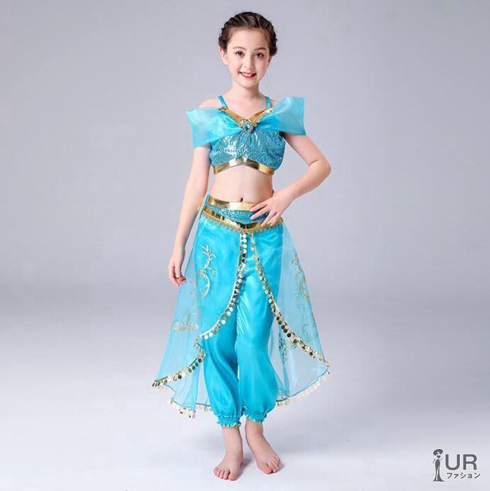 衣装 子供 女の子 プリンセス コスチューム コスプレ 上下 キッズ 仮装 子供服 魔法 魔術 コスプレ衣装 ハロウィーン halloween 18