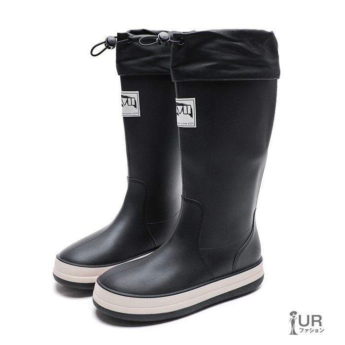 雨具 レインブーツ レディース 長靴 メンズ 完全防水 フィッシングブーツ 厚底ブーツ ロングブーツ マリンブーツ 男女兼用 撥水 渓流 磯 滑らない lingqing 01 DZ 10