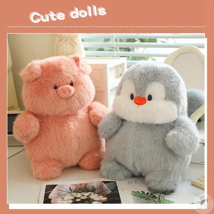  ぬいぐるみ 動物 アニマル 抱き枕 抱きまくら もちもち 癒し かわいい ふわふわ カワウソ ブタ 豚 コアラ ペンギン 部屋 インテリア お 子供 お祝い プレゼント ギフト 贈り物 jinhewj 001 ぬいぐるみ マスコット その他