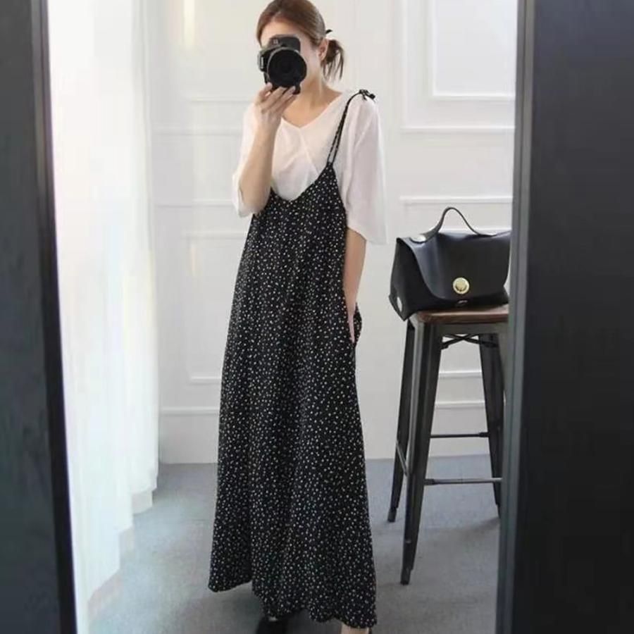 オーバーオール 重ね着