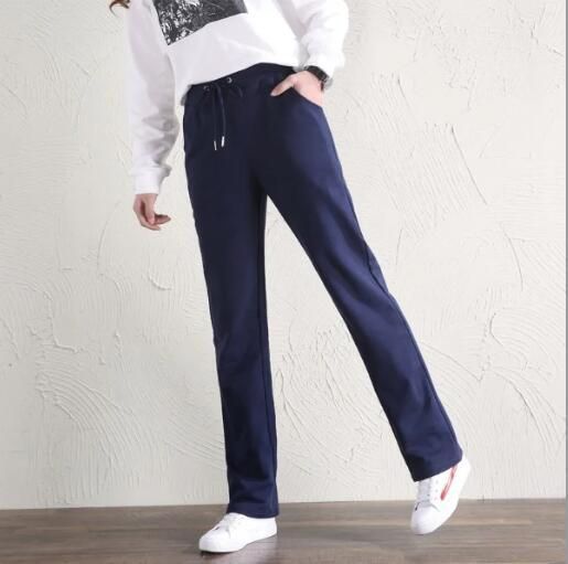  スウェットパンツ レディース パンツ スウェット ストレート スポーツウェア ルームウェア カジュアルパンツ コットン ボトムス ウエストゴム 秋服 zhencheng 011 カジュアルパンツ パンツ