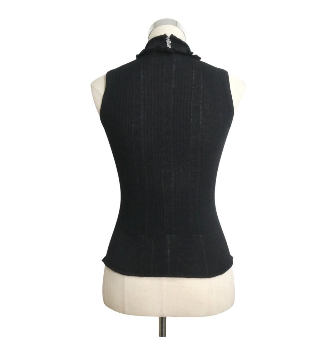 美品 CHANEL シャネル サイズ38 06A P29636 カシミヤ100％ カメリア