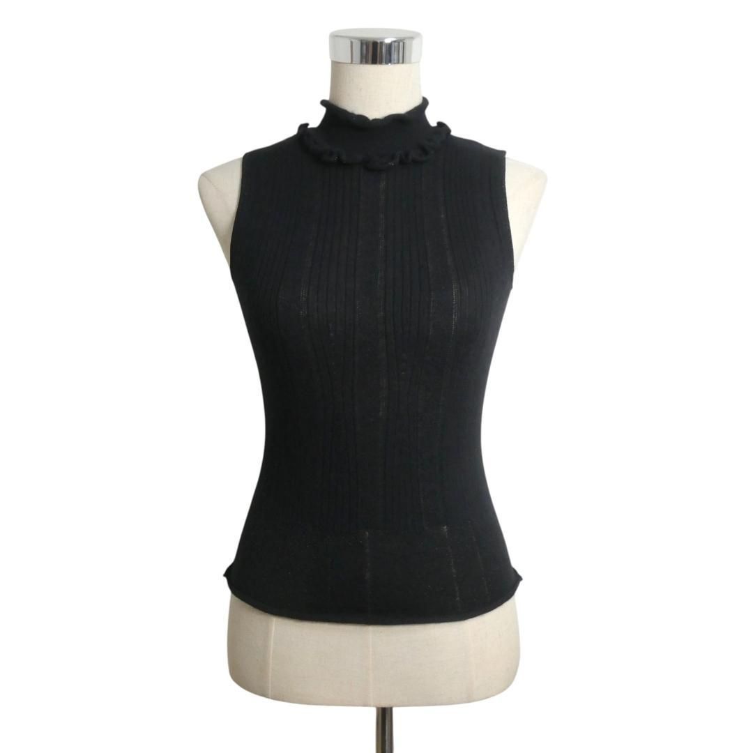 美品 CHANEL シャネル サイズ38 06A P29636 カシミヤ100％ カメリア