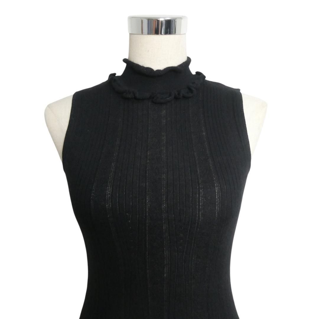 美品 CHANEL シャネル サイズ38 06A P29636 カシミヤ100％ カメリア