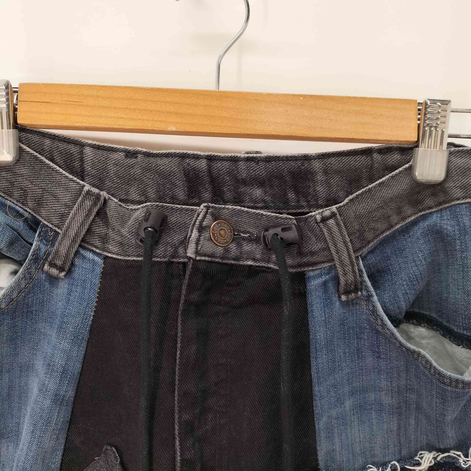 ユーズドフルギ USED古着 リメイク 再構築 バギーデニムパンツ メンズ