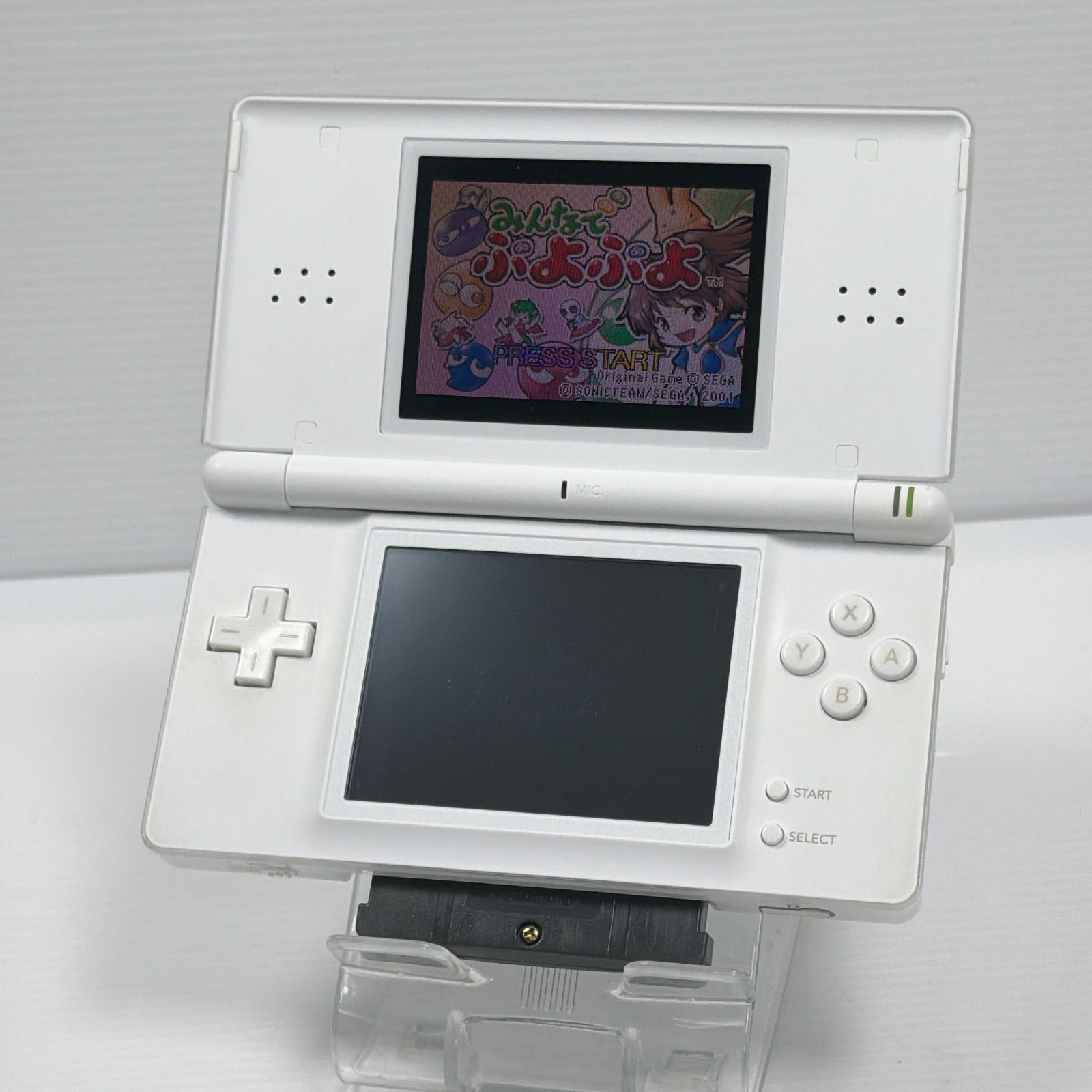 ニンテンドー DS Lite クリスタルホワイト 外装美品 遊べるセット 動作