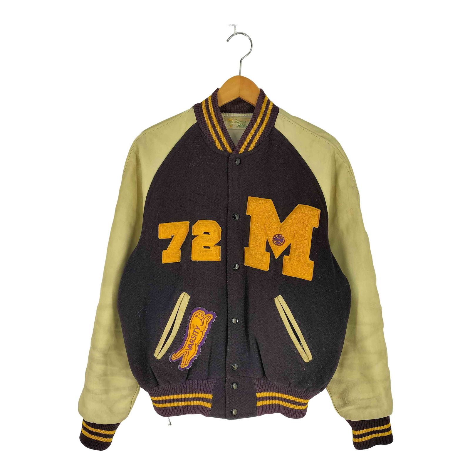 ホロウェイ HOLLOWAY 60s BUREAU HOLLOWAY ウール アームレザー