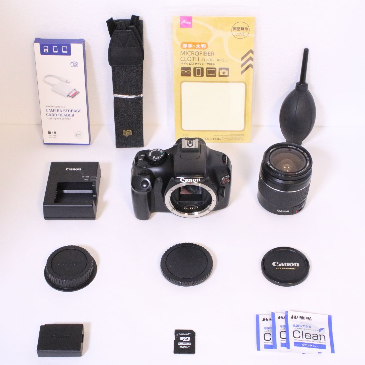 Canon キヤノン デジタル一眼レフ EOS Kiss X 50 レンズキット 一眼デビューに最適 かんたん操作で高画質 スマホ転送OK