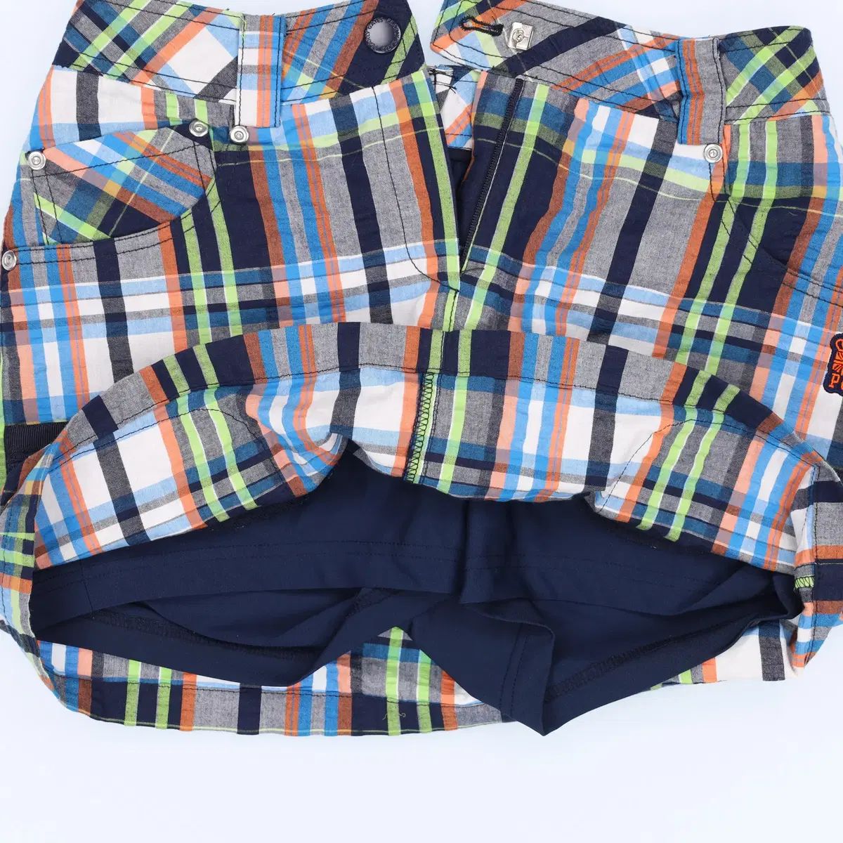 0 パーリーゲイツ レディース CHECK ゴルフスカート キュロット 0102H2