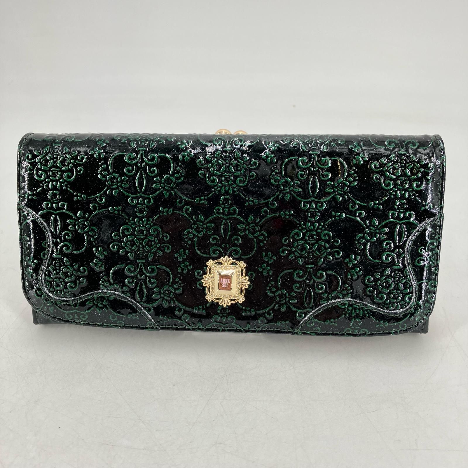 ANNA SUI アナスイ 長財布 316901 グリーン 124