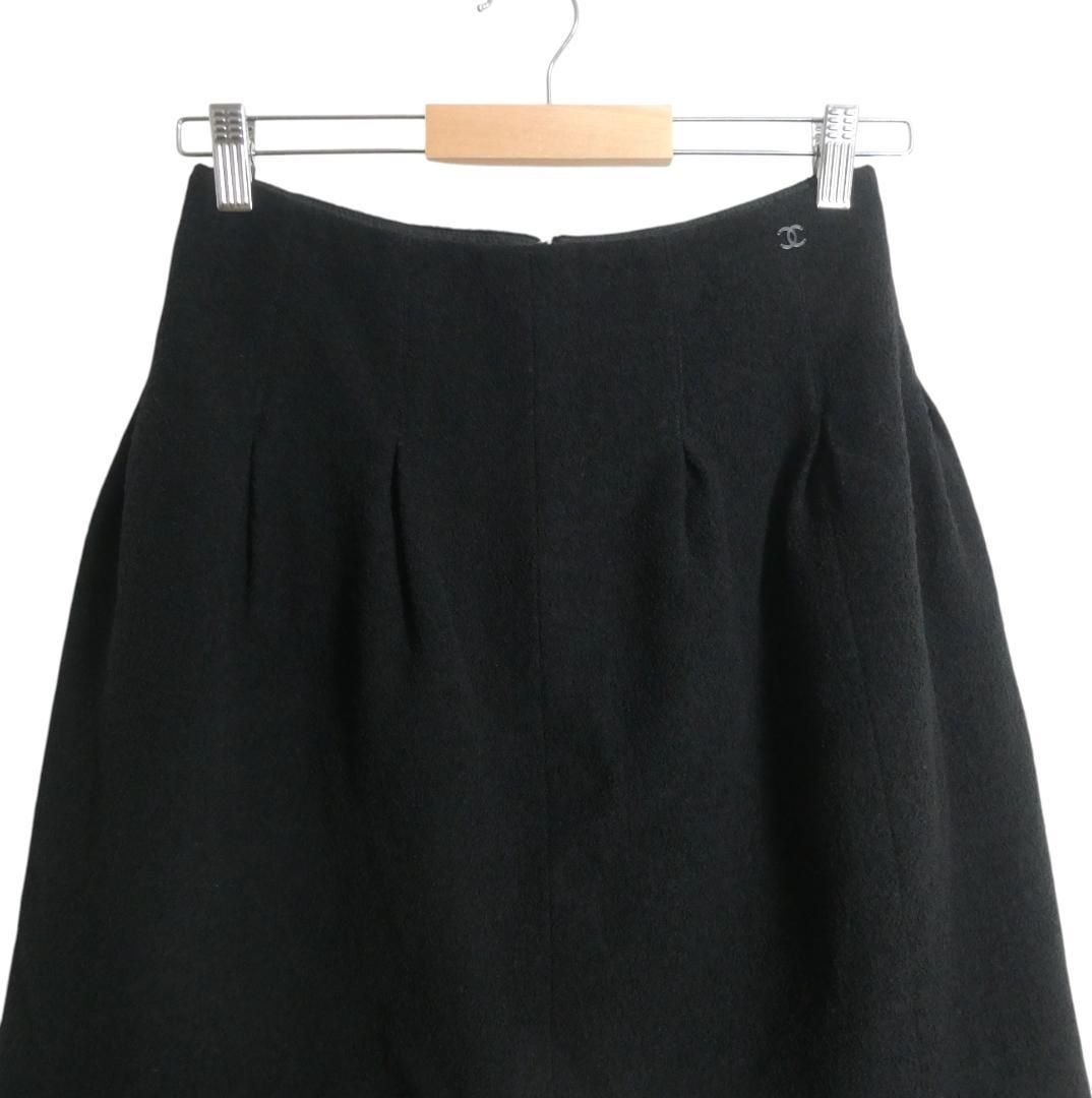 美品 CHANEL シャネル サイズ38 ココマーク シルクミックス パイル