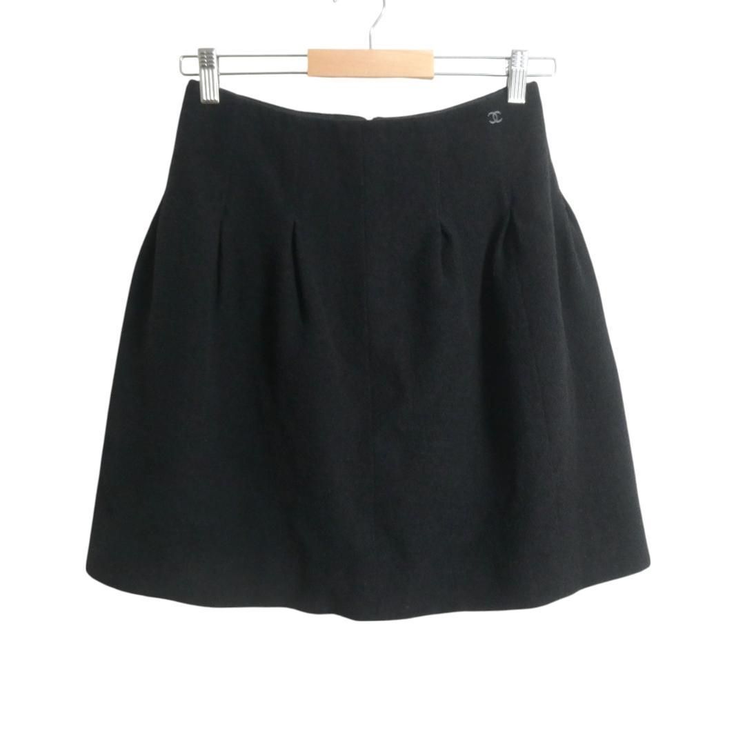 美品 CHANEL シャネル サイズ38 ココマーク シルクミックス パイル
