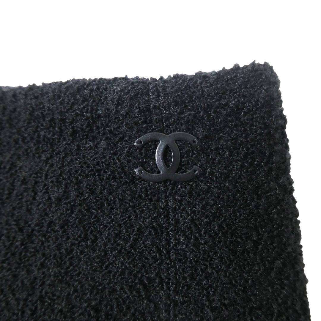 美品 CHANEL シャネル サイズ38 ココマーク シルクミックス パイル