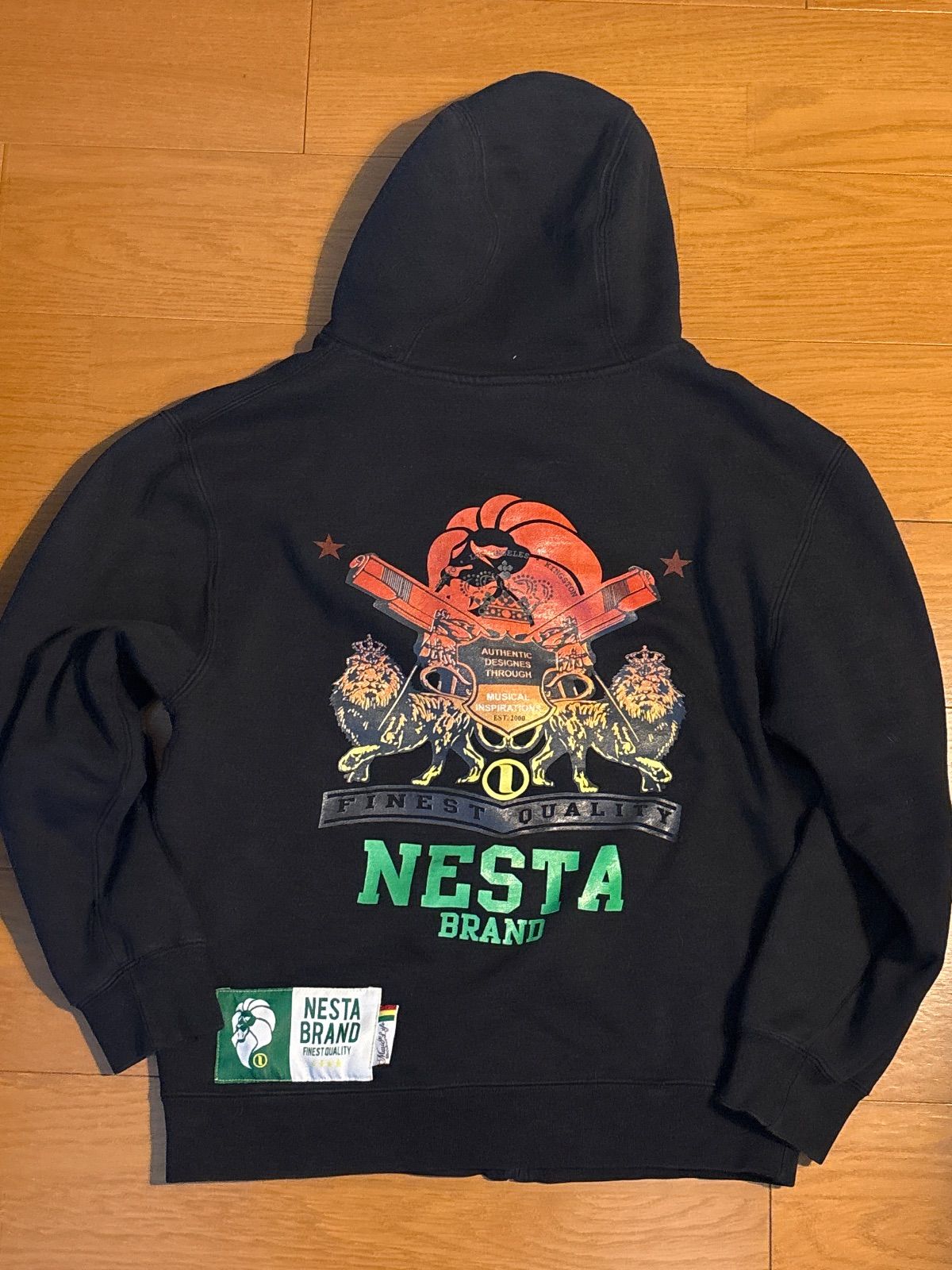ネスタブランド NESTA BRAND スウェット パーカー フルジップ 長袖 肉 