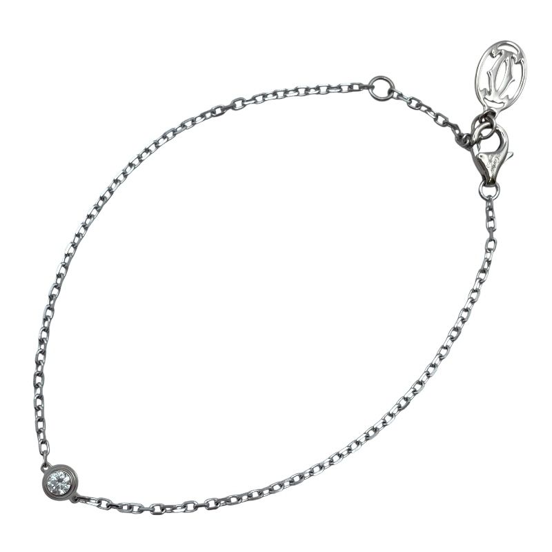 カルティエ Cartier ダムールブレスSM ホワイトゴールド Au 750 ジュエリー