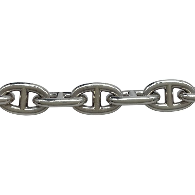 エルメス HERMES シェーヌダンクルブレス SV 925 MM 19コマ シルバー Ag ジュエリー