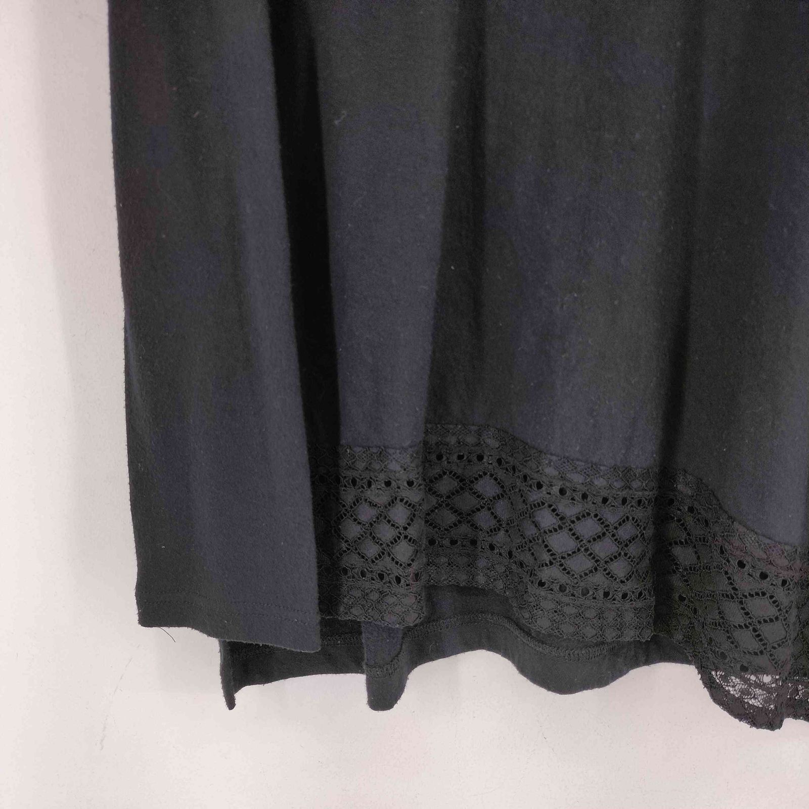 ワイズ Ys L/S レース アシンメトリートップス レディース JPN：2