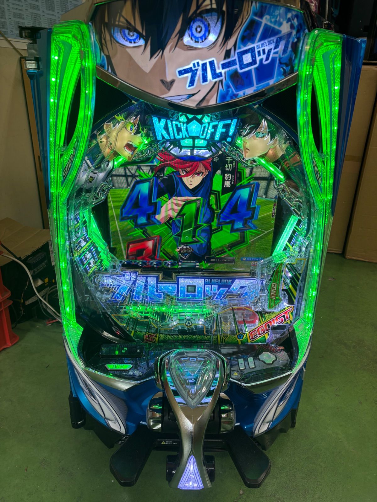 eフィーバーブルーロックMZ(1/399.9) パチンコ 実機 ジェイビー☆スマ