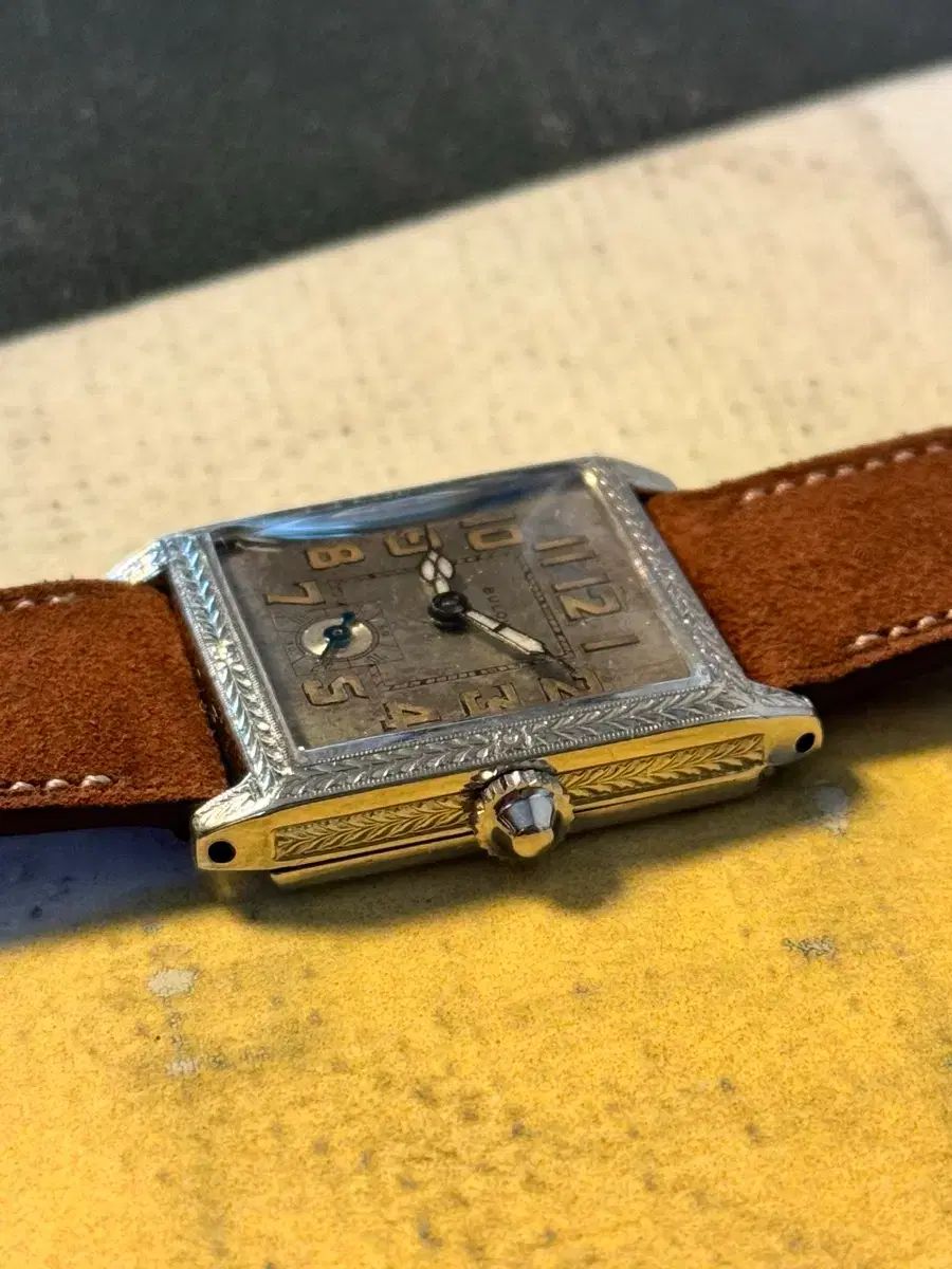 1920年代産 ブローバ BULOVA ヴィンテージ スクエア ドレス ウォッチ