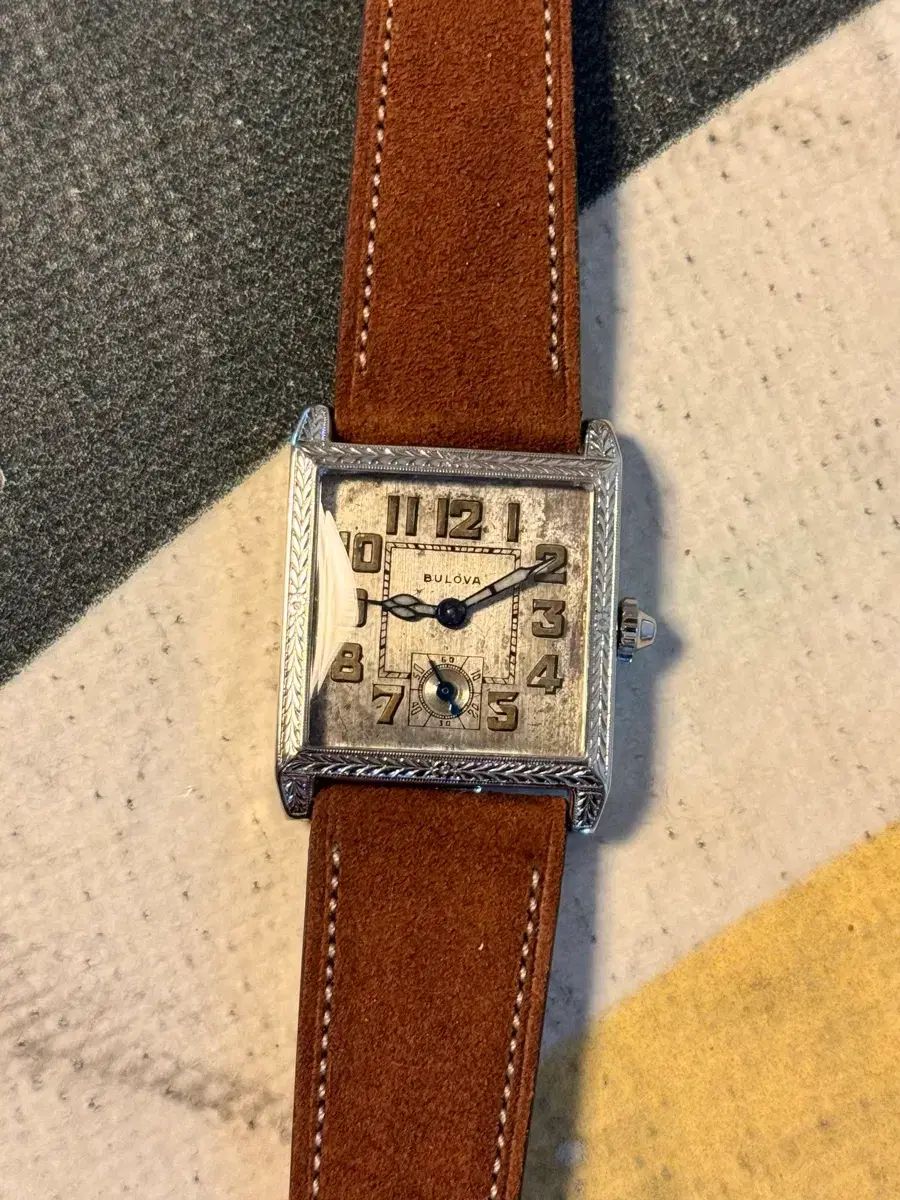 1920年代産 ブローバ BULOVA ヴィンテージ スクエア ドレス ウォッチ