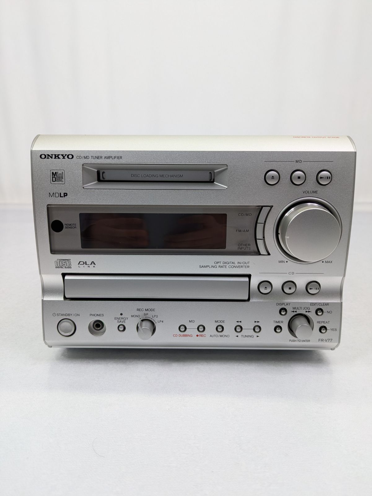 動作確認済み】ONKYO・オンキヨー・FR-V77・K-V77・チューナーアンプ