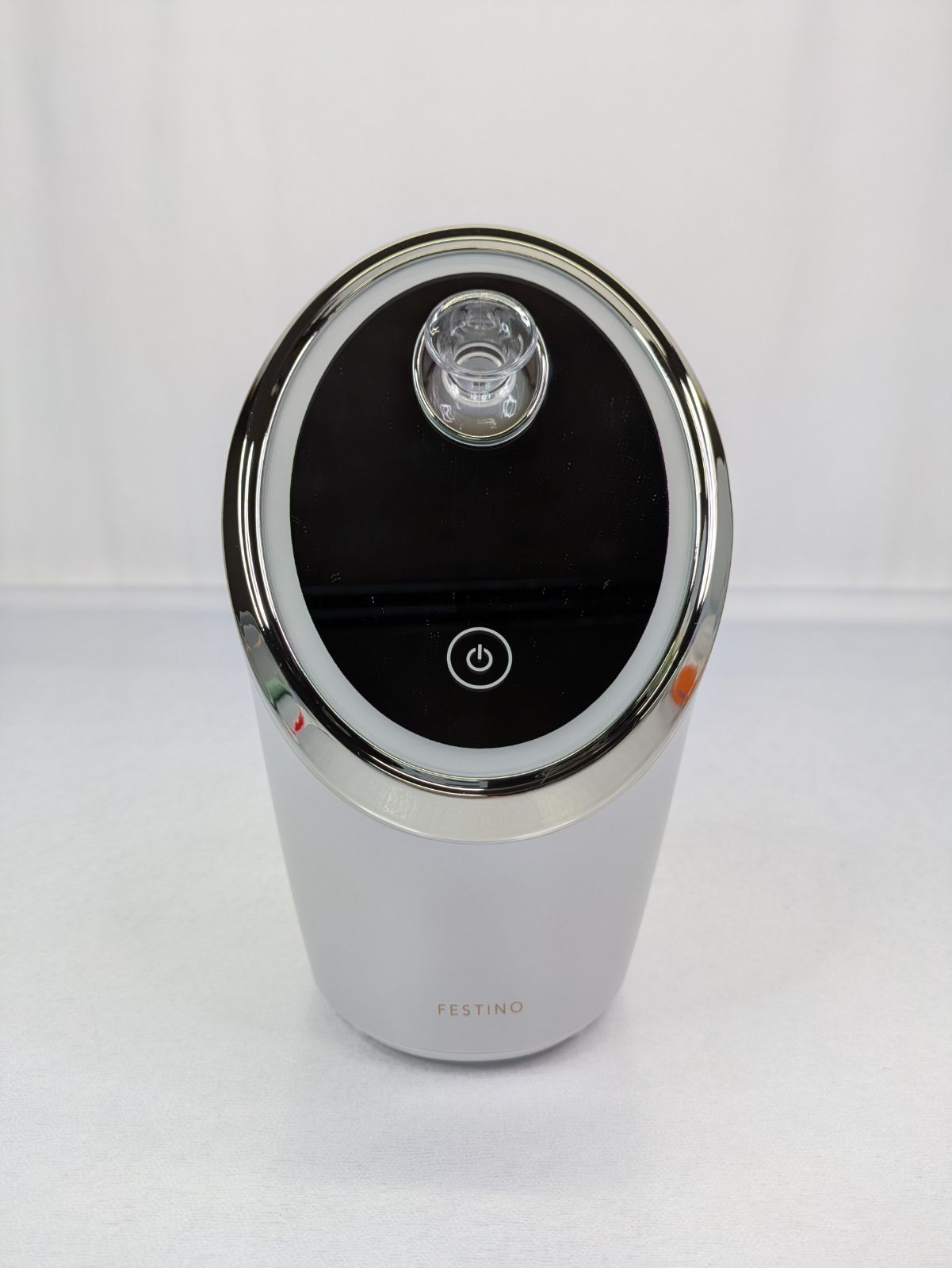 ♥品 FESTINO フェスティノ SMHB 033 WH フェイシャルクレンジングナノスチーマー スチーム 保湿ケア フェイススチーマー