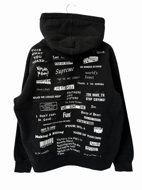 シュプリーム SUPREME 19AW Stop Crying Hooded Sweatshirt ボックス