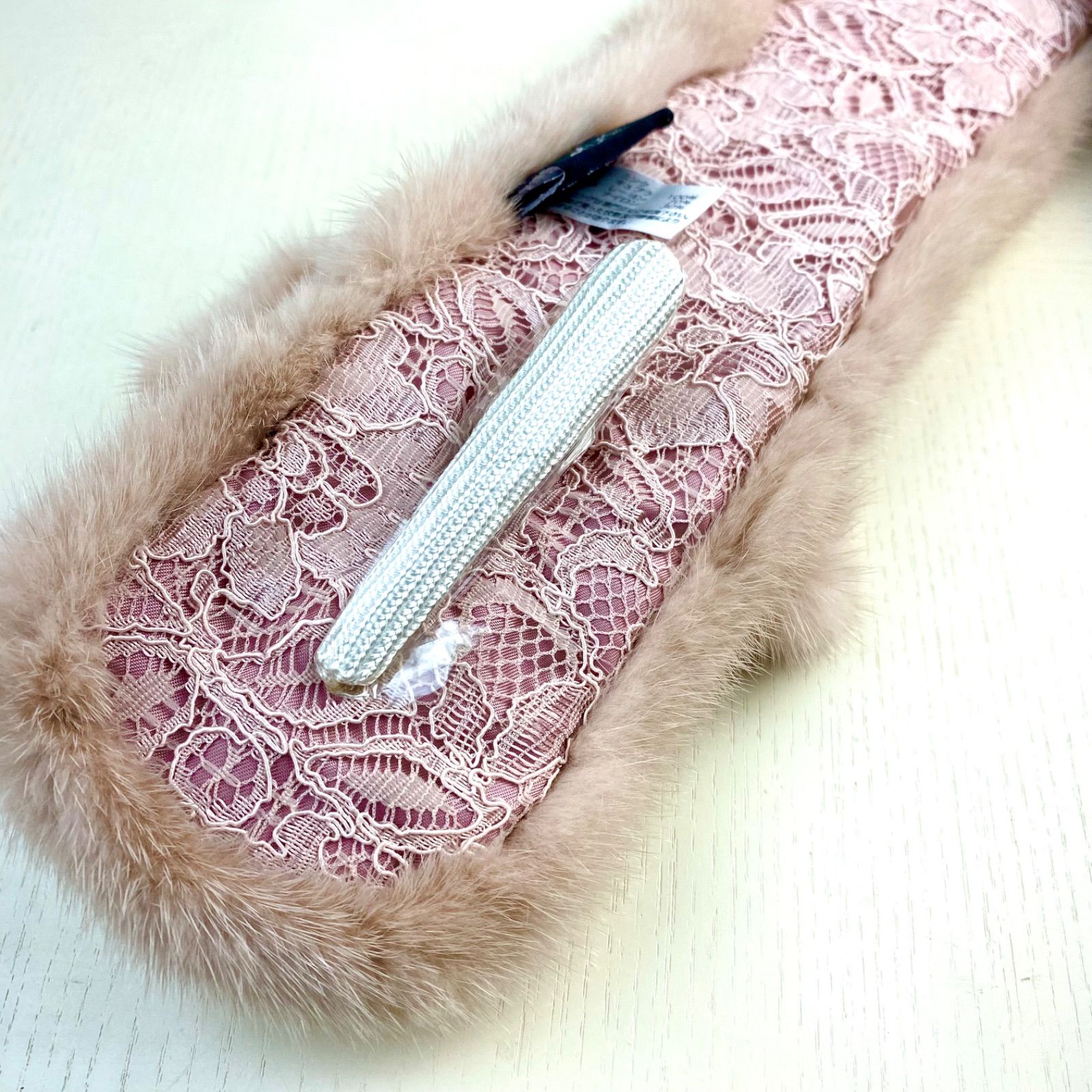 SAGA MINK ミンクヤーンマフラー 日本製 SAGA ミンク ファーマフラー ファーコート サガ カラー ティ