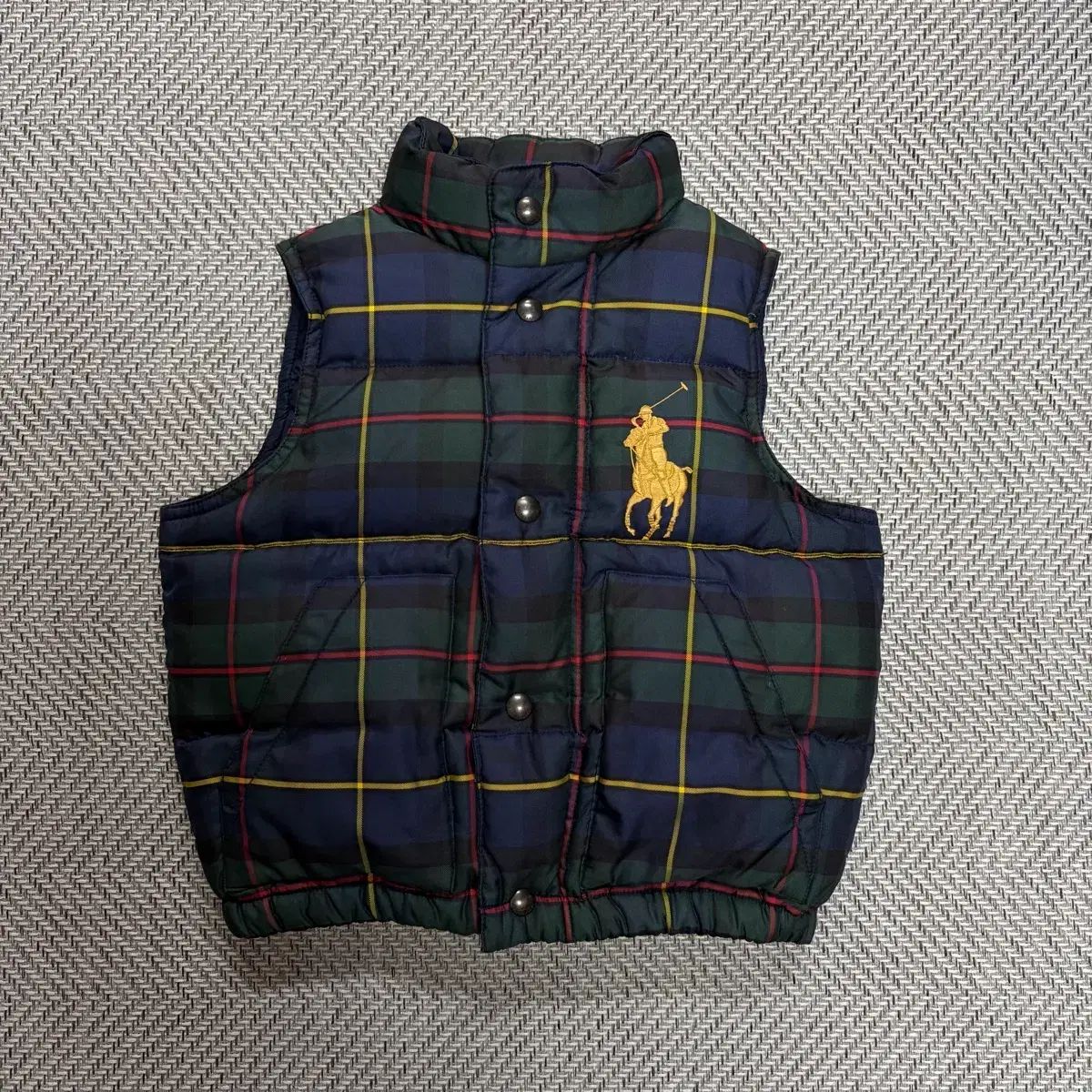 5 y ポロキッズ ビックポニー ダウンベスト