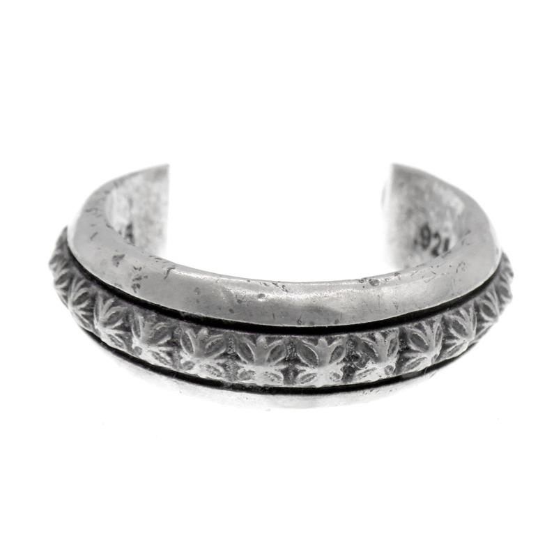 クロムハーツ CHROME HEARTS OPEN BAND CH PLS オープンバンド CHプラス シルバー リング 46218