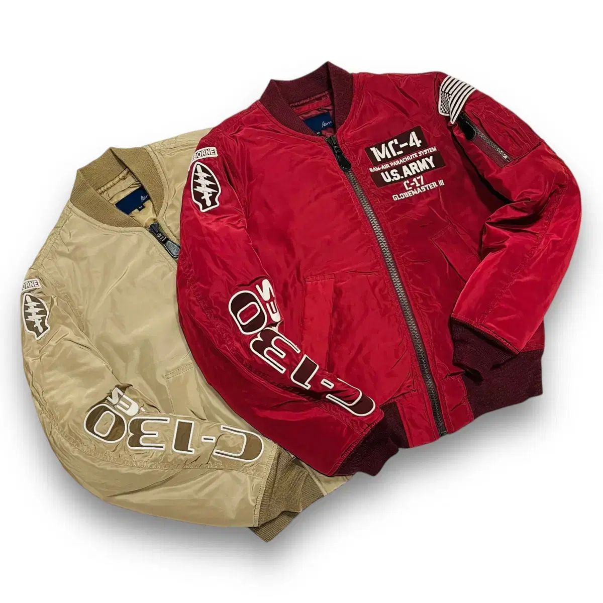 アヴィレックス M F F ARMY MA-1 パイロットジャンパー ベージュ