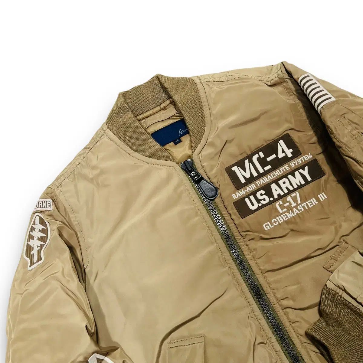 アヴィレックス M F F ARMY MA-1 パイロットジャンパー ベージュ