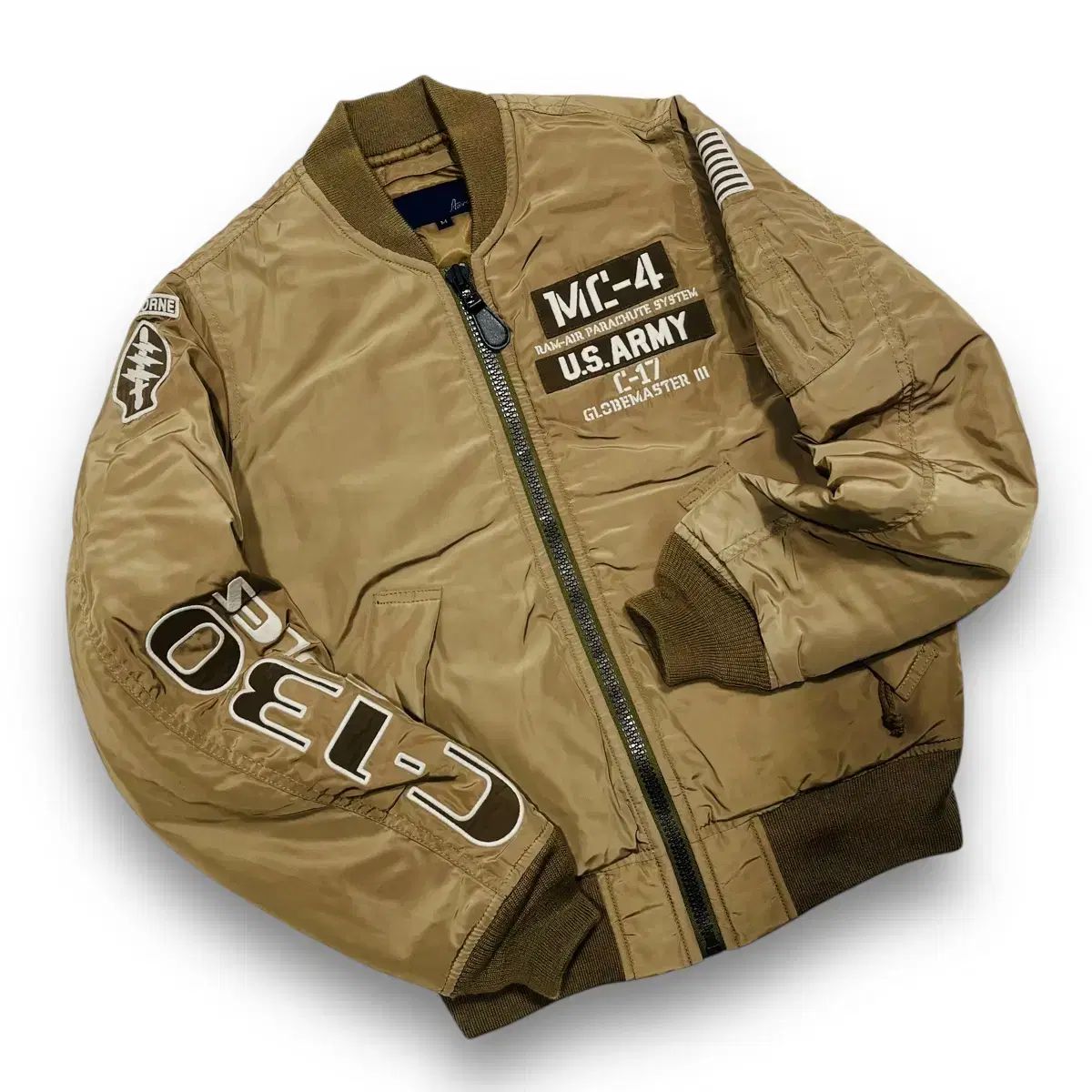 AVIREX MA-1 M.F.F. ベージュ アヴィレックス M F F ARMY MA-1 パイロットジャンパー ベージュ