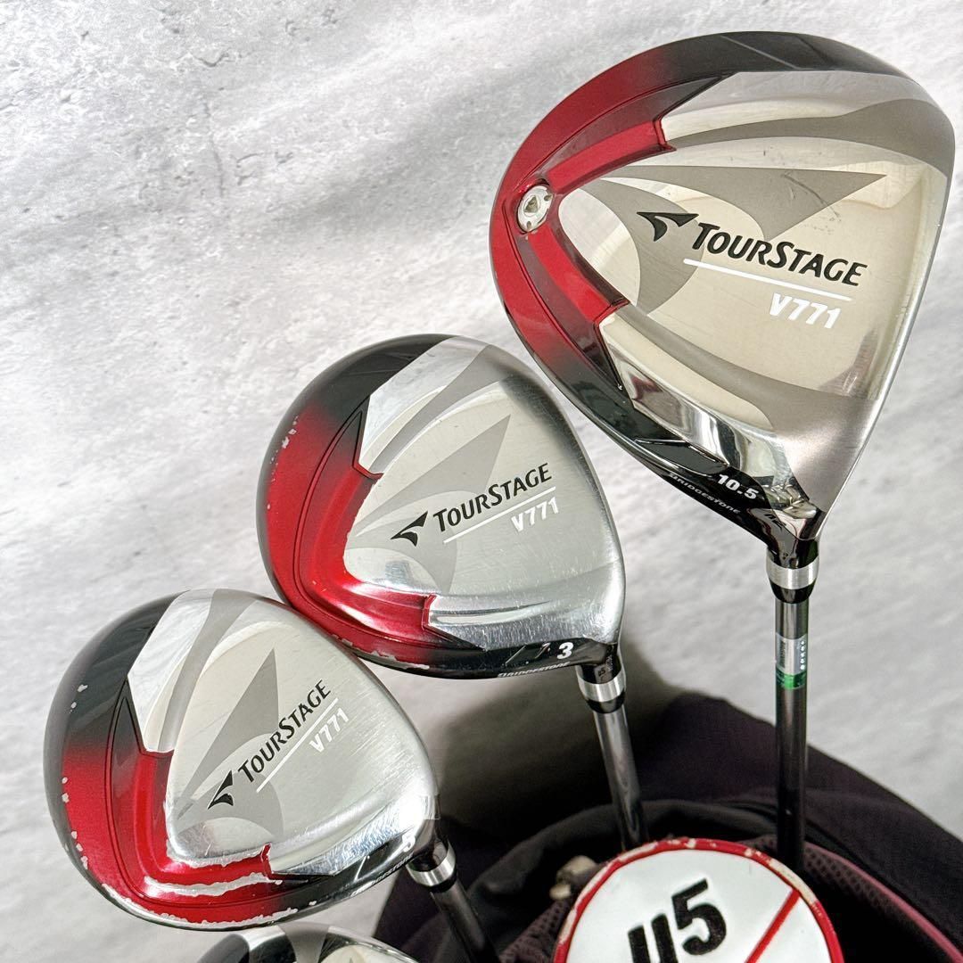 ゴルフクラブセット メンズ TOURSTAGE ツアーステージ V771 フルセット