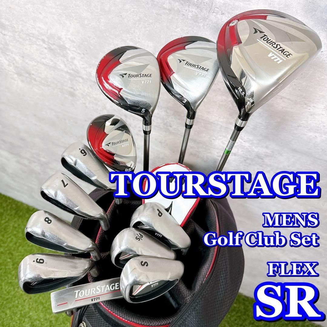 ゴルフクラブセット メンズ TOURSTAGE ツアーステージ V771 フルセット