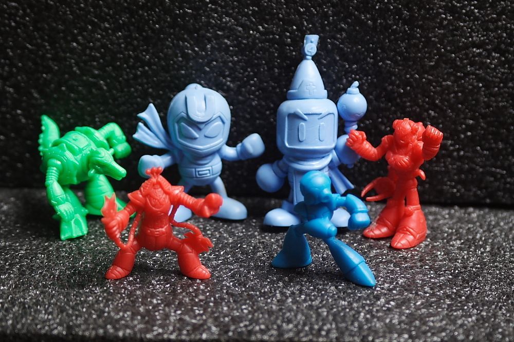 ロックマン　消しゴム　レトロ　まとめ ロックマン 消しゴム フィギュア レトロ ゲーム キャラクター まとめて