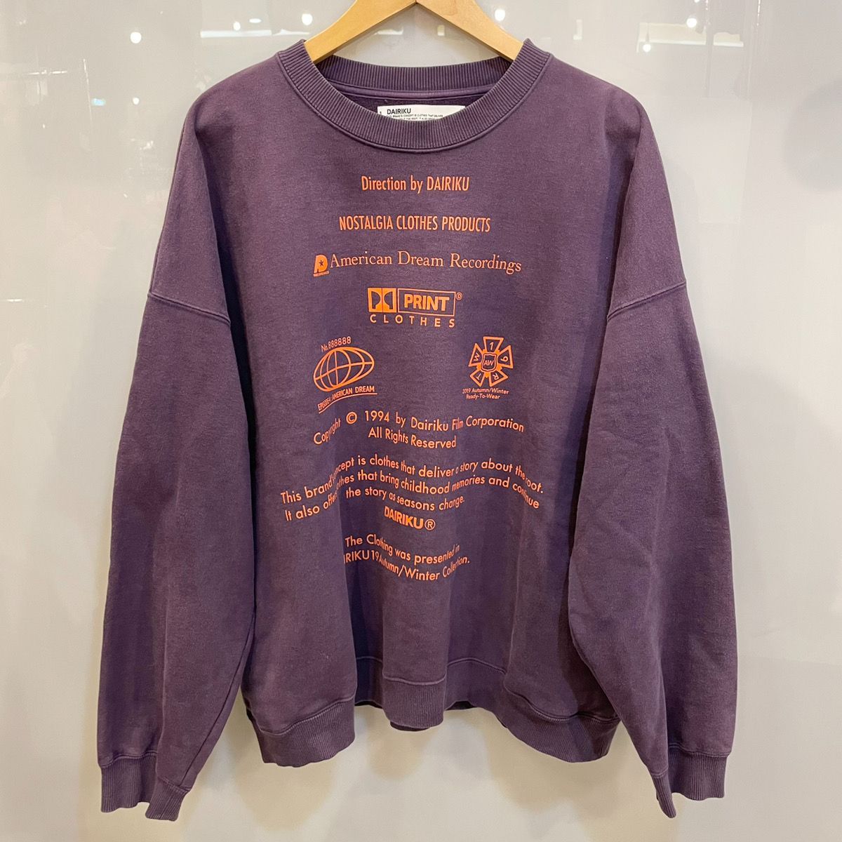 ダイリク DAIRIKU 19AW American Dream アメリカン ドリーム END ROLL