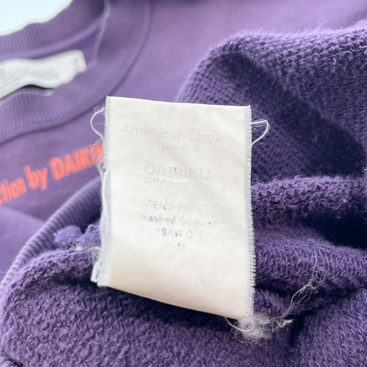 ダイリク DAIRIKU 19AW American Dream アメリカン ドリーム END ROLL