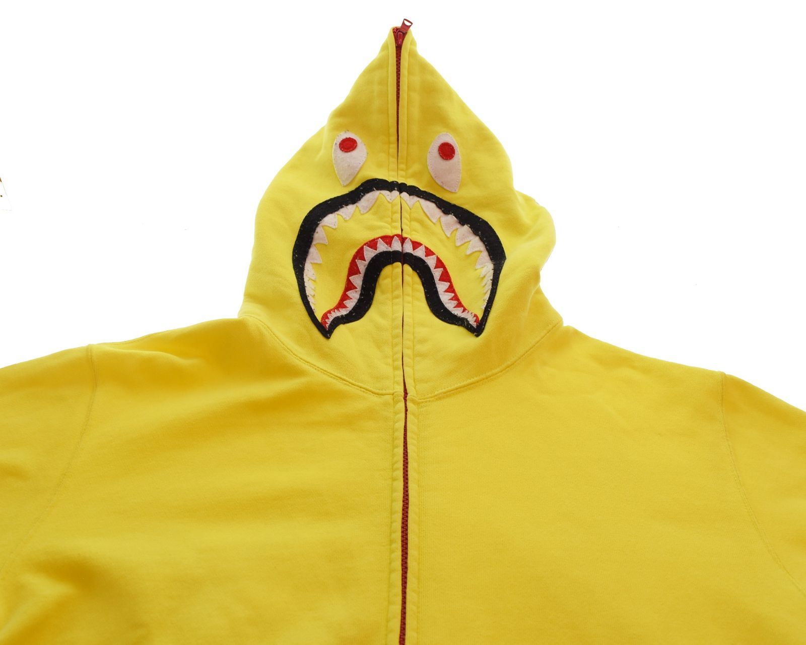 アベイシングエイプ A BATHING APE 2010 NEON Shark Full Zip Hoodie