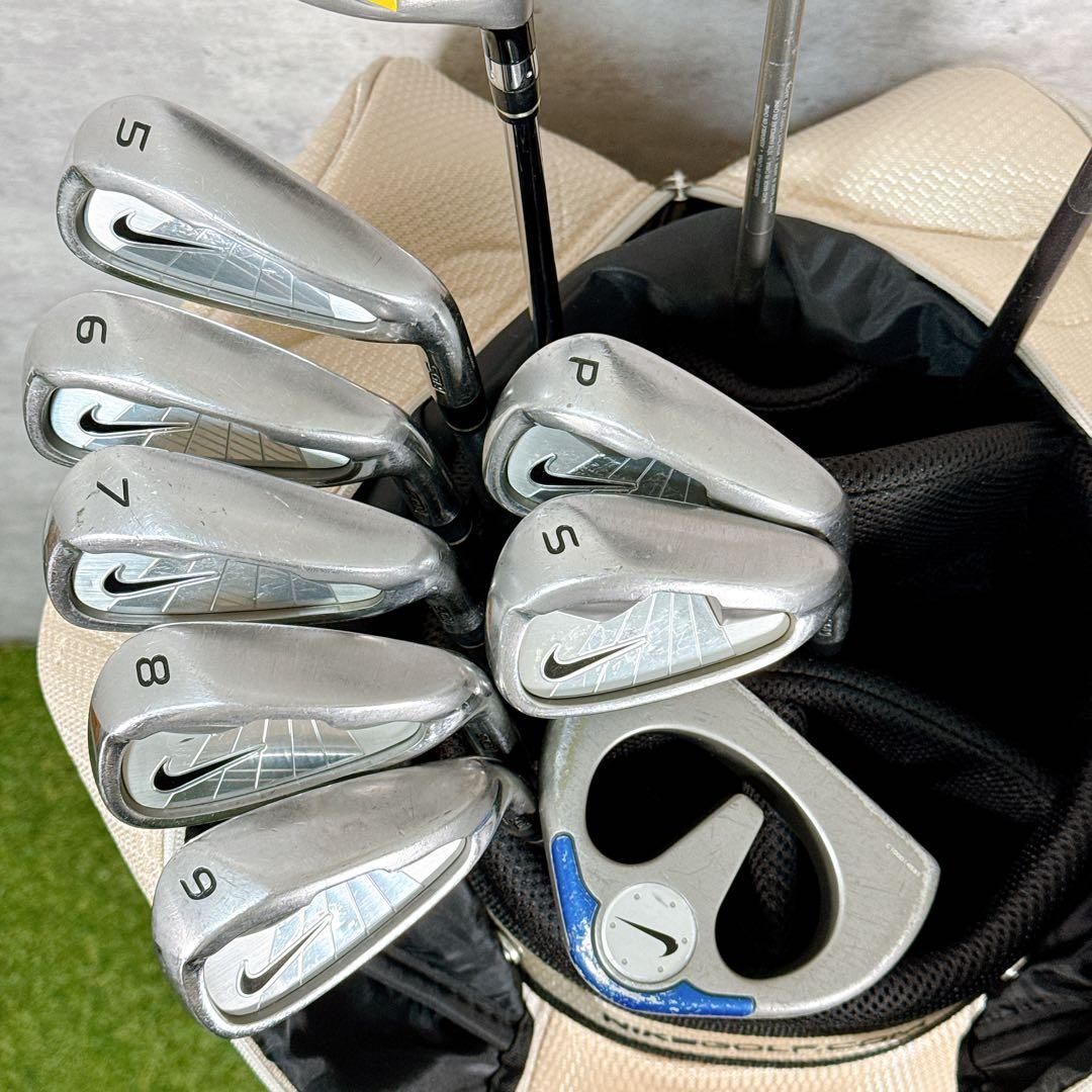 ナイキ　SQ DYMO SUMO　フルセット　キャディバッグ付　名器 ゴルフクラブセット メンズ NIKE ナイキ SQ SUMO サスクワッチ フル