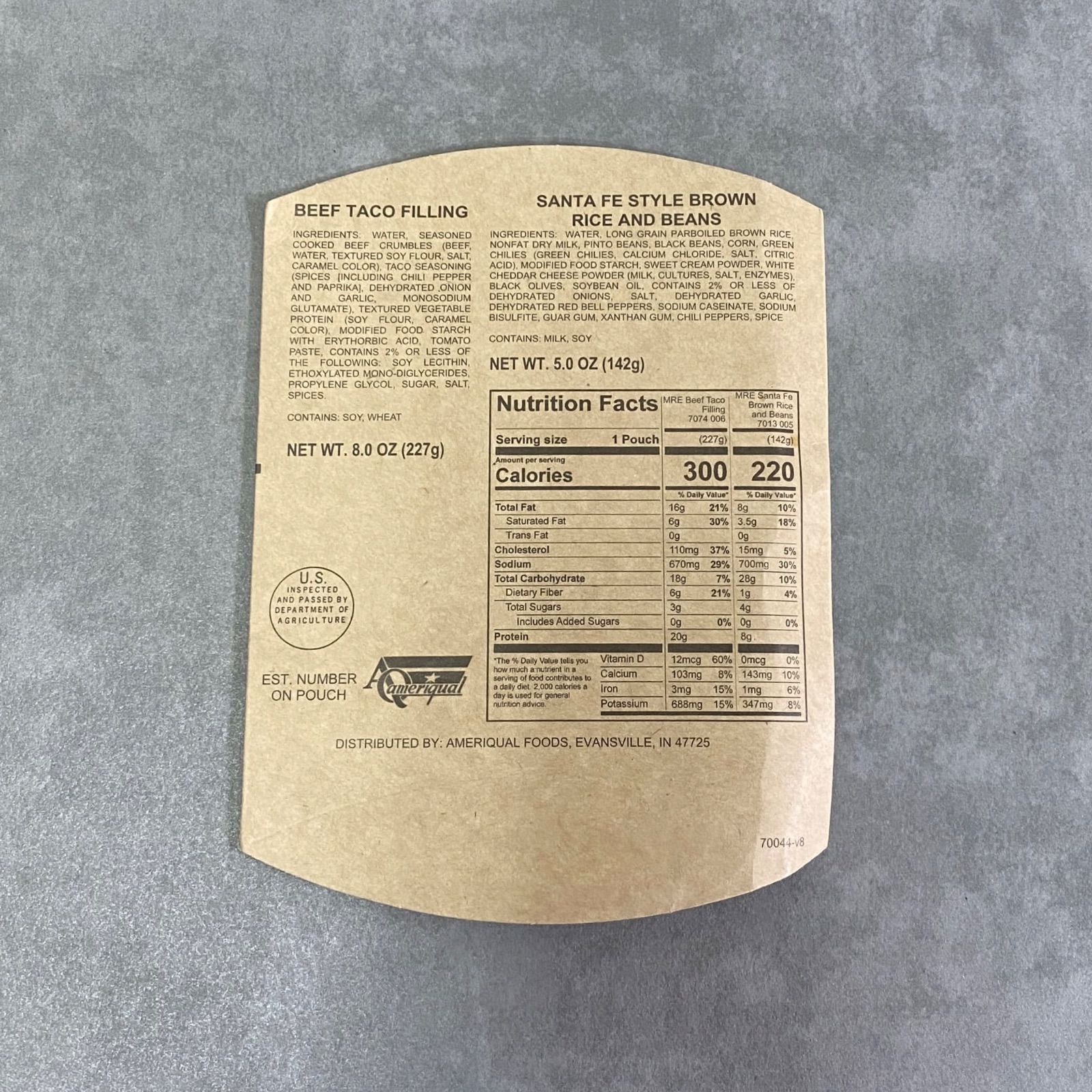 2026 2027年検品 MREレーション 米軍戦闘糧食 パッケージリニューアル