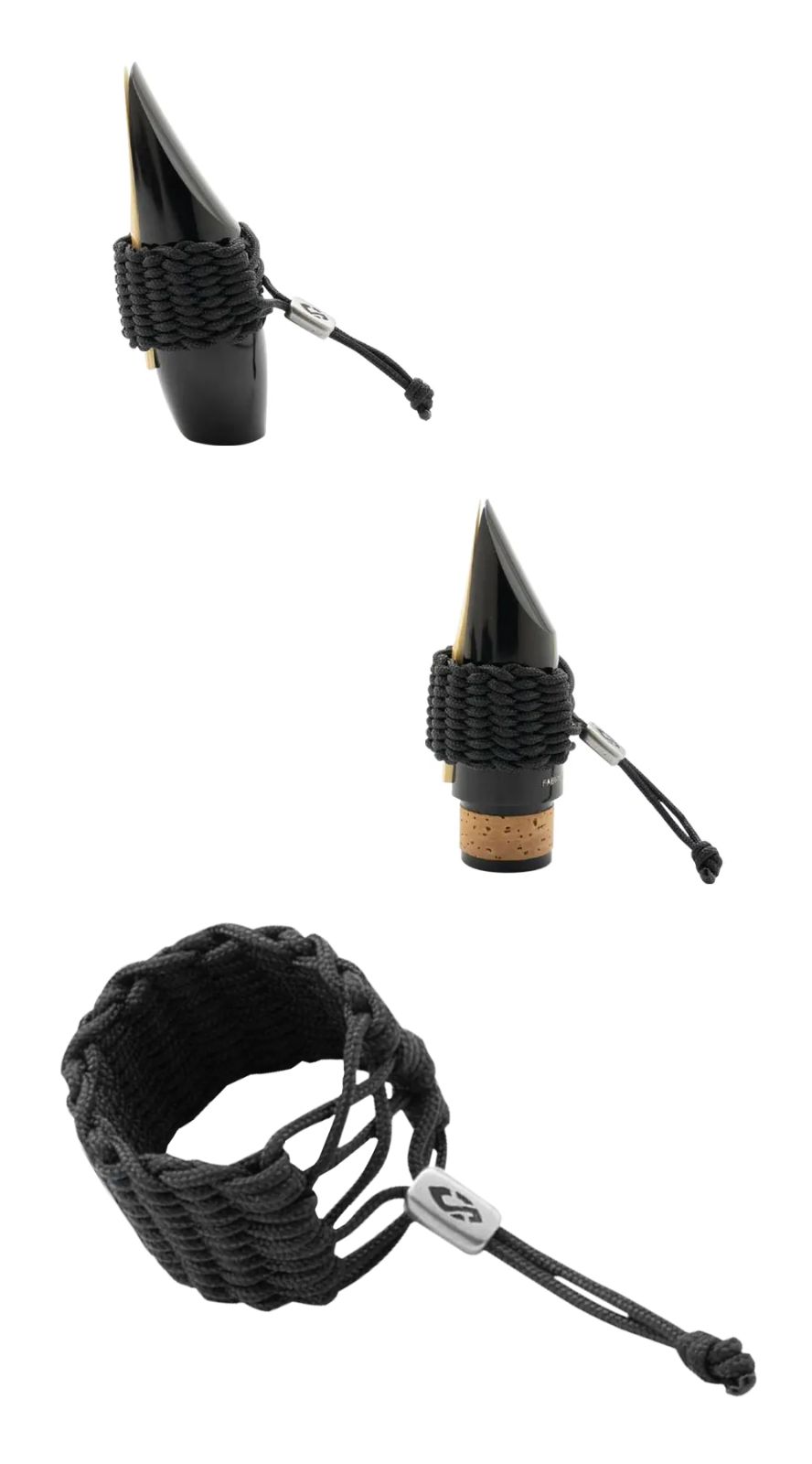 セルマー リガチャー フィブラ バリトンサックス バスクラリネット マウスピースキャップ付き