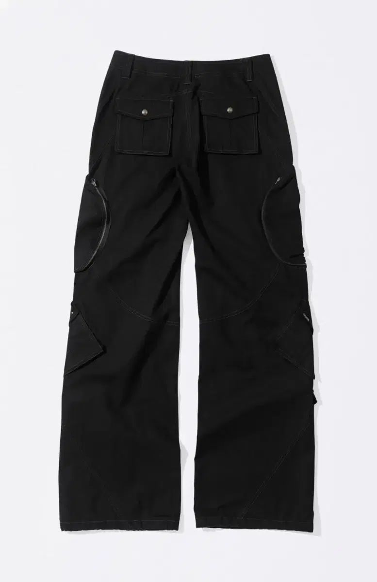 SCULPTOR Washed Cargo Pants Black カーゴパンツ