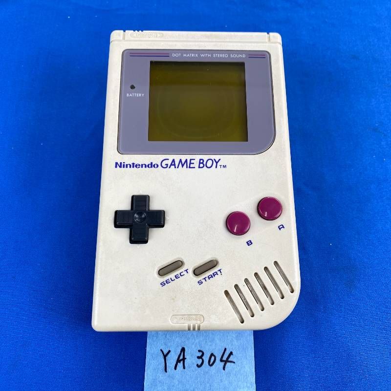 YA 304 Nintendo GAMEBOY 本体 初代 画面焼けあり 箱あり セット 任天堂 ニンテンドー ゲームボーイ GB 初期 携帯型ゲーム 第3世代 レトロ