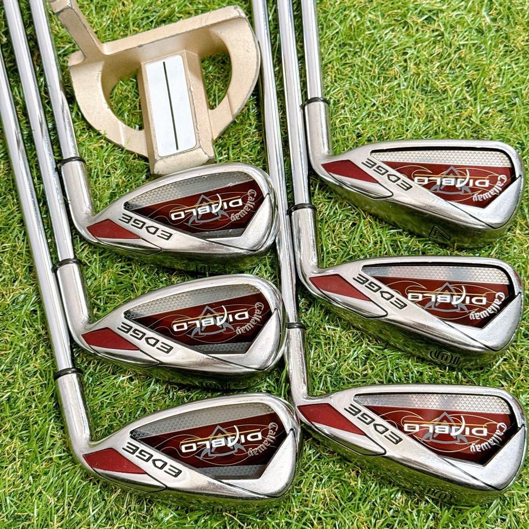 キャロウェイ DIABLO EDGE アイアン 6本セット Callaway 特典付き 
