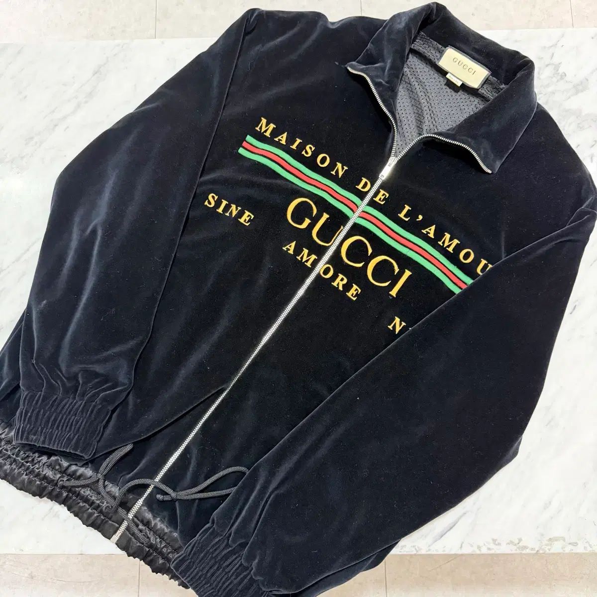 GUCCI グッチ GUCCI グッチ GG シェリーライン ロゴ刺繍 ジップアップ