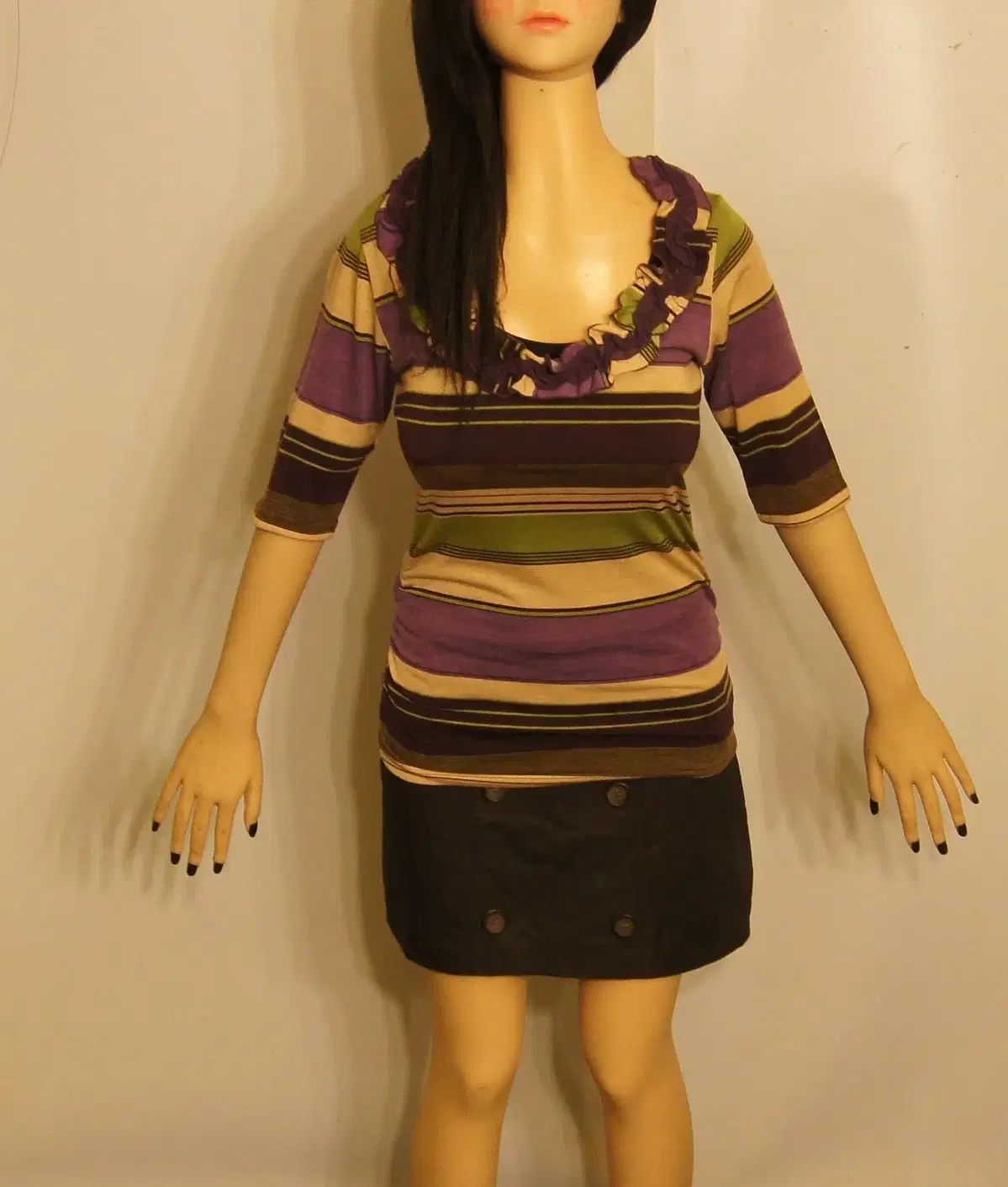 2316 フラワー レトロブラウス レディースTシャツ レディースブラウス 半袖T