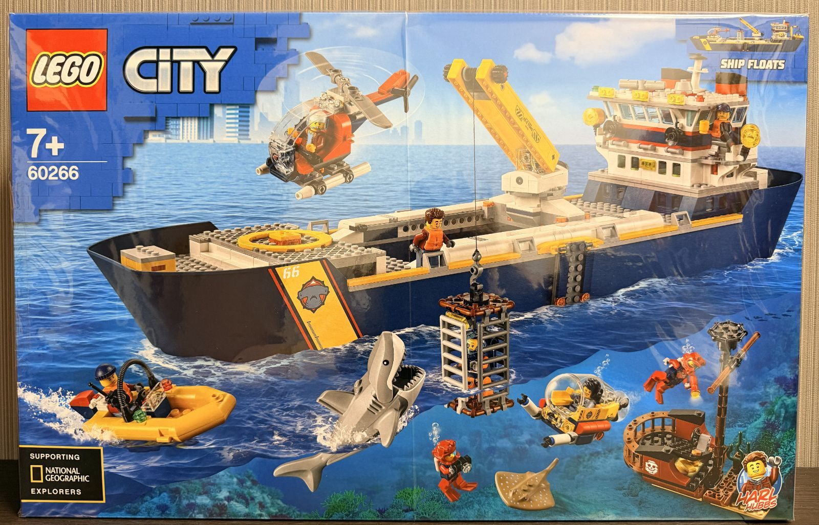 LEGO レゴ 60266 シティ 海の探検隊 海底探査船 品